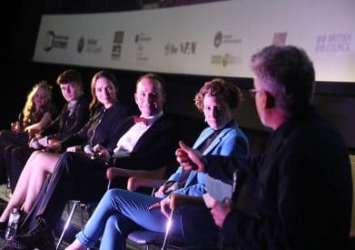 Post Screening Q&A hosted by Brian Henry Martin. Photo Credit: Jim Corr / Belfast Film Festival 2021